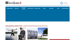 Desktop Screenshot of lsveikata.lt