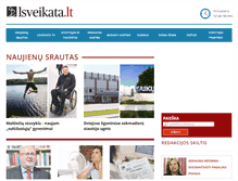 Tablet Screenshot of lsveikata.lt